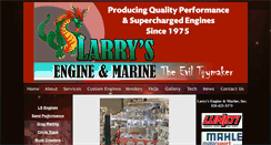 Desktop Screenshot of larrysengine.com